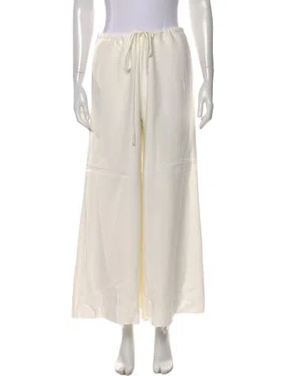 Pre-owned Khaite Wide Leg Pants In Neutral
