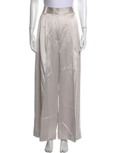 Pre-owned Khaite Wide Leg Pants In Neutral