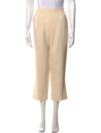 Pre-owned Khaite Wide Leg Pants In Neutral
