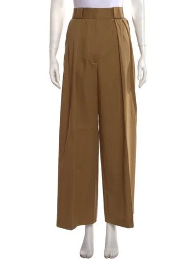 Pre-owned Khaite Wide Leg Pants In Neutral