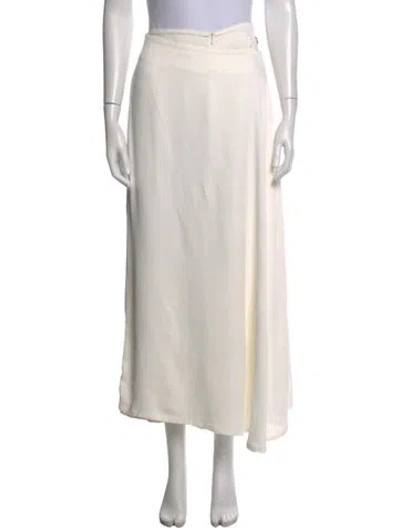 Pre-owned Khaite Wide Leg Pants In Neutral