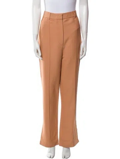 Pre-owned Khaite Wide Leg Pants In Orange