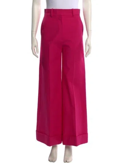 Pre-owned Khaite Wide Leg Pants In Pink