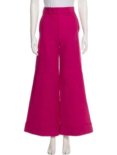 Pre-owned Khaite Wide Leg Pants In Pink