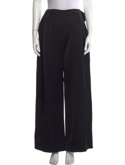 Pre-owned Khaite Wide Leg Pants W/ Tags In Black