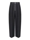 Khaite Marine Pants Black In Black