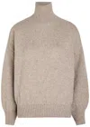 Khaite Willem Ribbed Cashmere Jumper In Multi