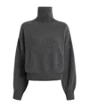 Khaite Willem Cashmere Sweater In Gray