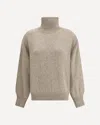 Khaite Beige Cashmere Cashmere Sweater In Gray