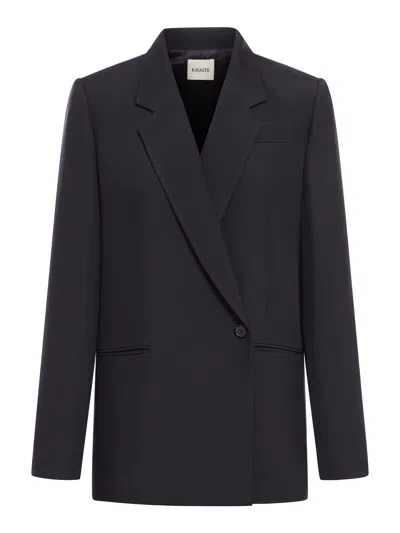 Khaite Willow Jacket In Black