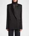 Khaite Willow Jacket In Black In Black