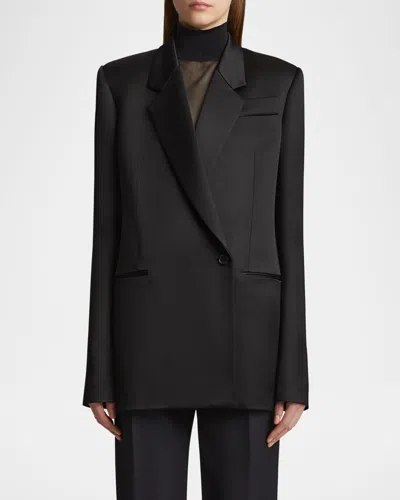 KHAITE WILLOW SATIN JACKET