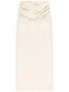 Khaite Winler Maxi Skirt In Neutrals