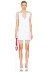 Khaite Winona Paneled Crepe Mini Dress