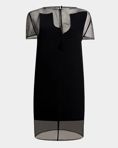KHAITE WINONA PANELED MINI DRESS
