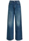 Khaite Winslow Wide-leg Jeans In Blue