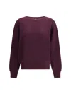 Khaite Wolfe V-neck Knitted Cashmere Sweater In Burgundy