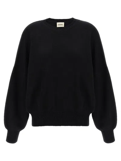Khaite Wolfe Sweater In Black