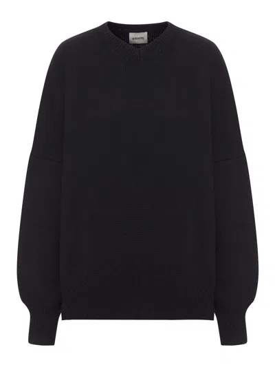 Khaite Wolfe Sweater In Black