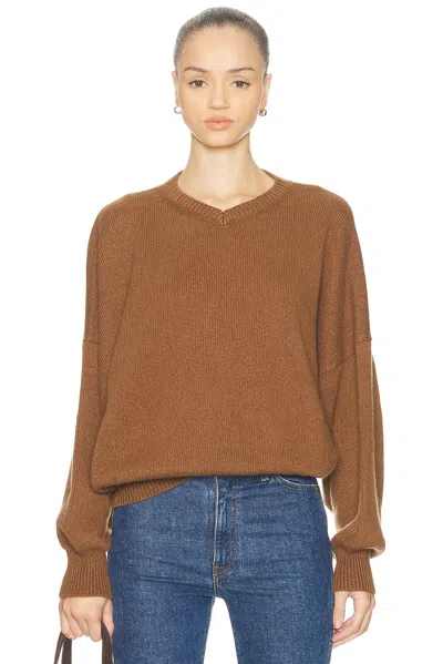 Khaite Wolfe Sweater In Brown