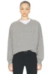 Khaite Margaux Sweater In Gray
