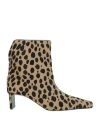 Khaite Ona Leopard-print Calf Hair Ankle Boots In Animal Print
