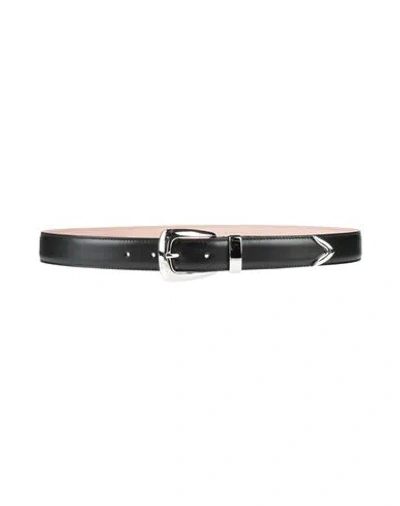 Khaite Woman Belt Black Size 30 Leather