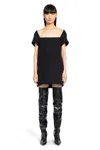 Khaite Benji Black Polyester Blend Dress In Black