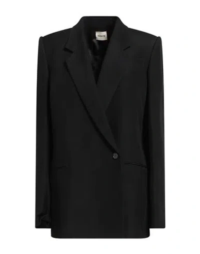 Khaite Woman Blazer Black Size 10 Viscose, Nylon