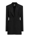 Khaite Woman Blazer Black Size 6 Viscose, Polyamide In Black