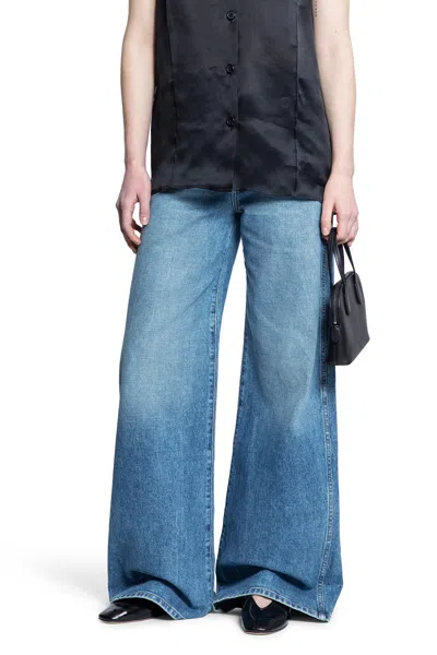 Khaite Woman Blue Jeans