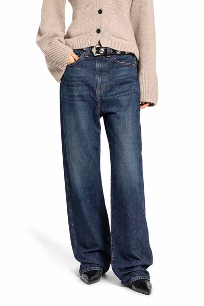 Khaite Woman Blue Jeans
