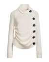 Khaite Woman Cardigan Ivory Size S Silk In White