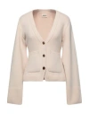 Khaite Woman Cardigan Ivory Size Xs Cashmere In Neutral
