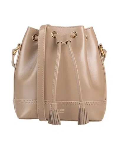 Khaite Woman Cross-body Bag Dove Grey Size - Leather In Beige