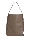 Khaite Woman Handbag Dark Brown Size - Leather In Brown