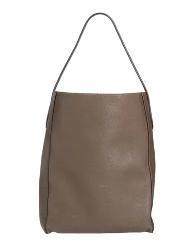 Khaite Woman Handbag Dark Brown Size - Leather