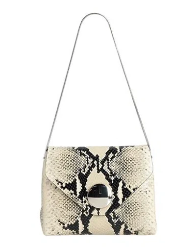 Khaite Woman Handbag Ivory Size - Leather In White