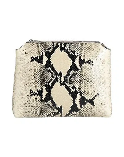 Khaite Woman Handbag Ivory Size - Leather In White