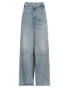 Khaite Woman Jeans Blue Size 27 Cotton In Blue
