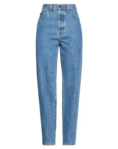 Khaite Woman Jeans Blue Size 28 Cotton