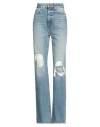 Khaite Woman Jeans Blue Size 28 Cotton In Blue