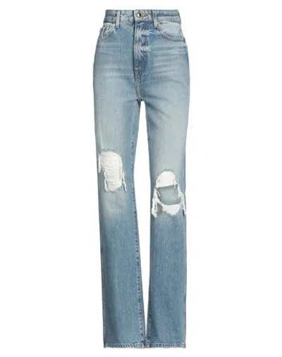 Khaite Woman Jeans Blue Size 28 Cotton