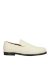 Khaite Woman Loafers Cream Size 7.5 Leather In White