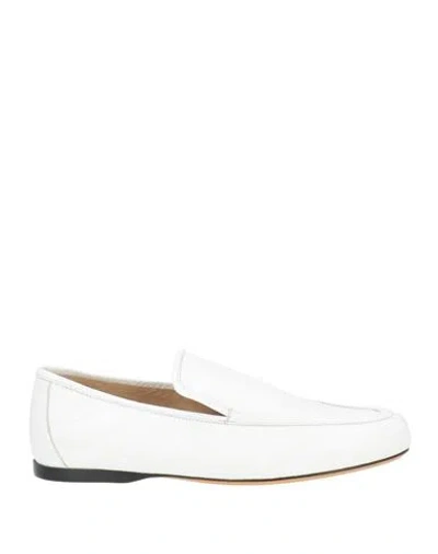 Khaite Woman Loafers White Size 7 Leather