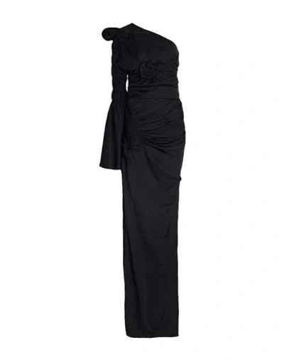 Khaite Woman Maxi Dress Black Size 4 Cupro