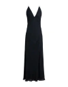 Khaite Woman Maxi Dress Black Size 8 Silk