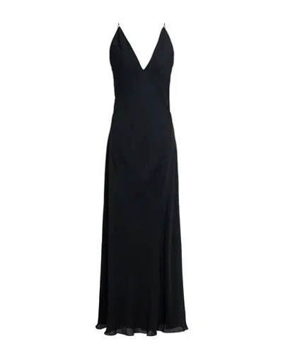 Khaite Woman Maxi Dress Black Size 8 Silk