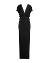 Khaite Woman Maxi Dress Black Size L Viscose In Black