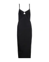 Khaite Woman Maxi Dress Black Size L Viscose, Polyester In Black